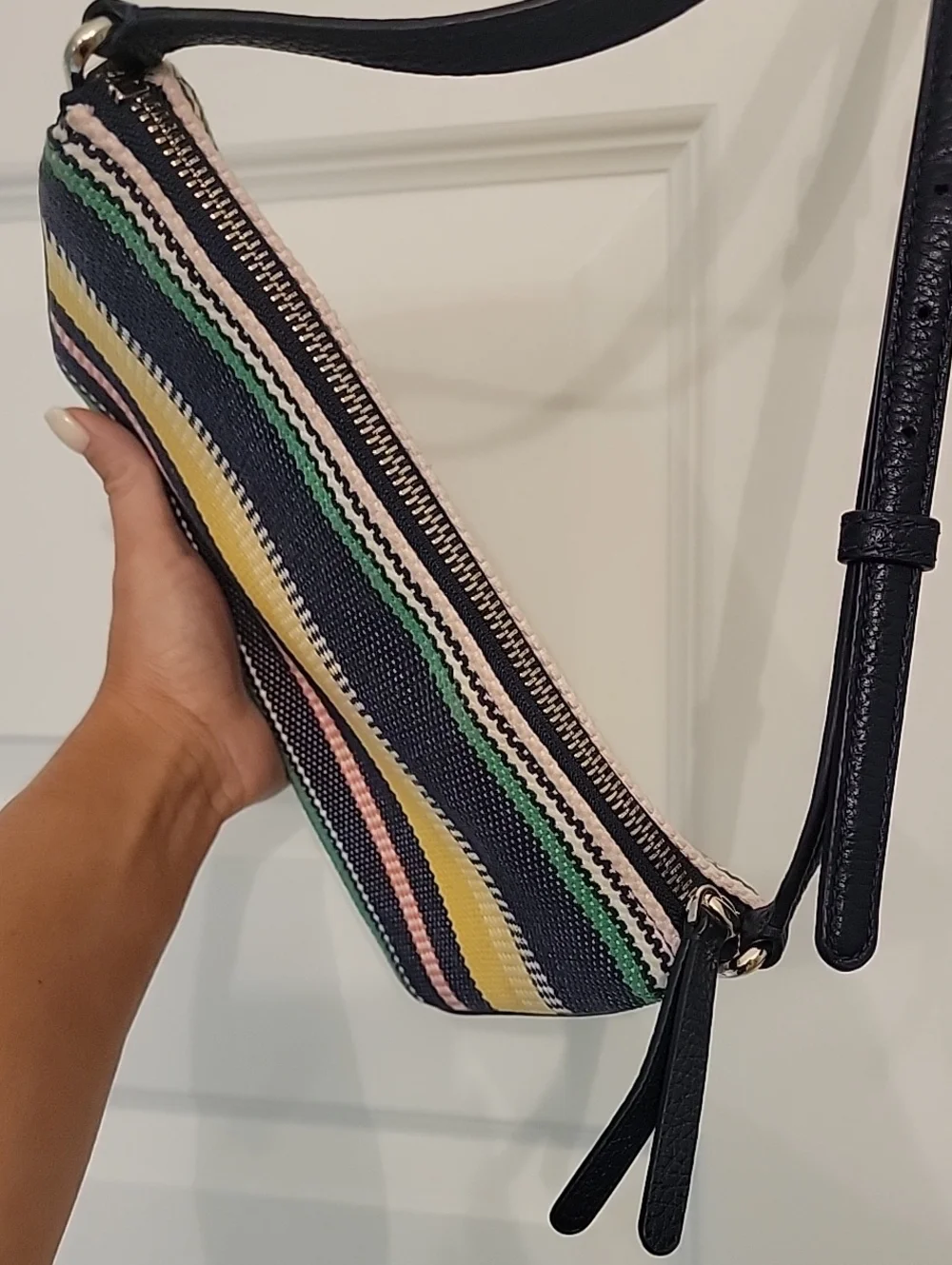 Kate Spade Jackson Boardwalk Stripe Crossbody Bag